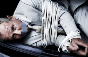 Help de directeur is ontvoerd personeelsfeest
