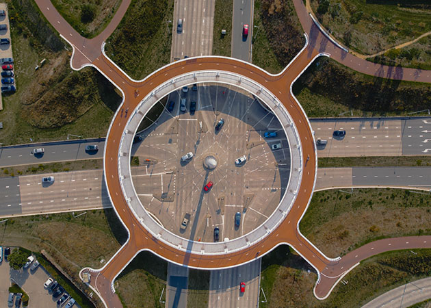 Lichtstad vol winterse gezelligheid